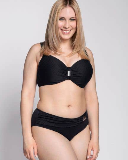 Ulla Bikini Slip mit Spange St. Tropez schwarz 9133