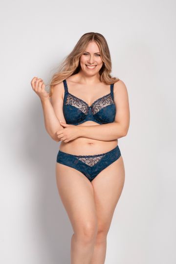 Zoe Bügel-BH 70-100 H-L Cup oriental blue für großen Busen